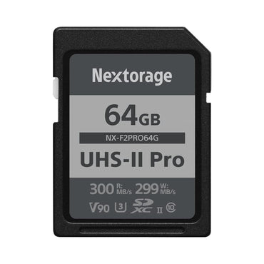 Nextorage-64GB-NX-F2PRO-Series-UHS-II-SDXC-Memory-Card-300-MBs-Online-Buy-India - Hey Jimmy