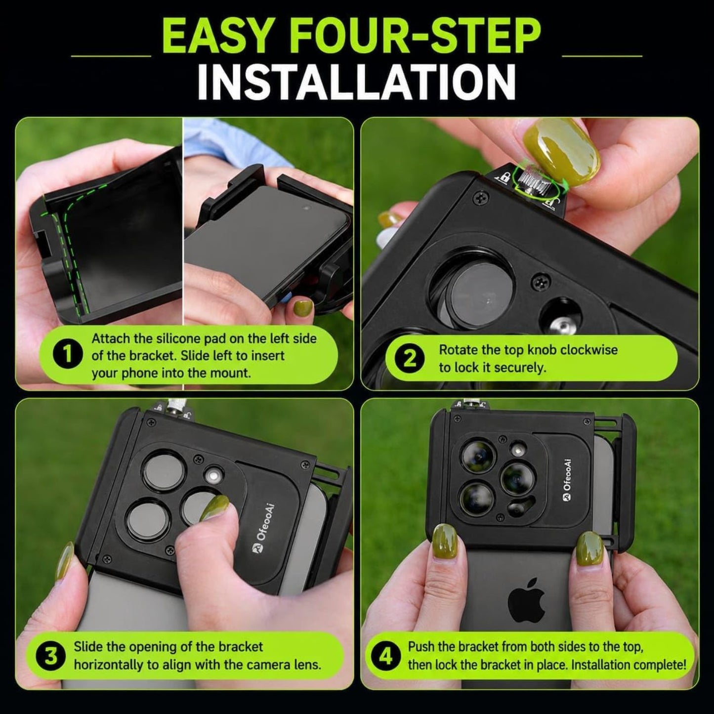 OfeeoAi 17mm Filter Adapter for Iphone 13 to 16
