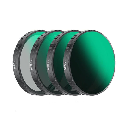OfeeoAi 4-Pack Camera Lens Filter Set Compatible with DJI Osmo Action 6 (ND-PL)