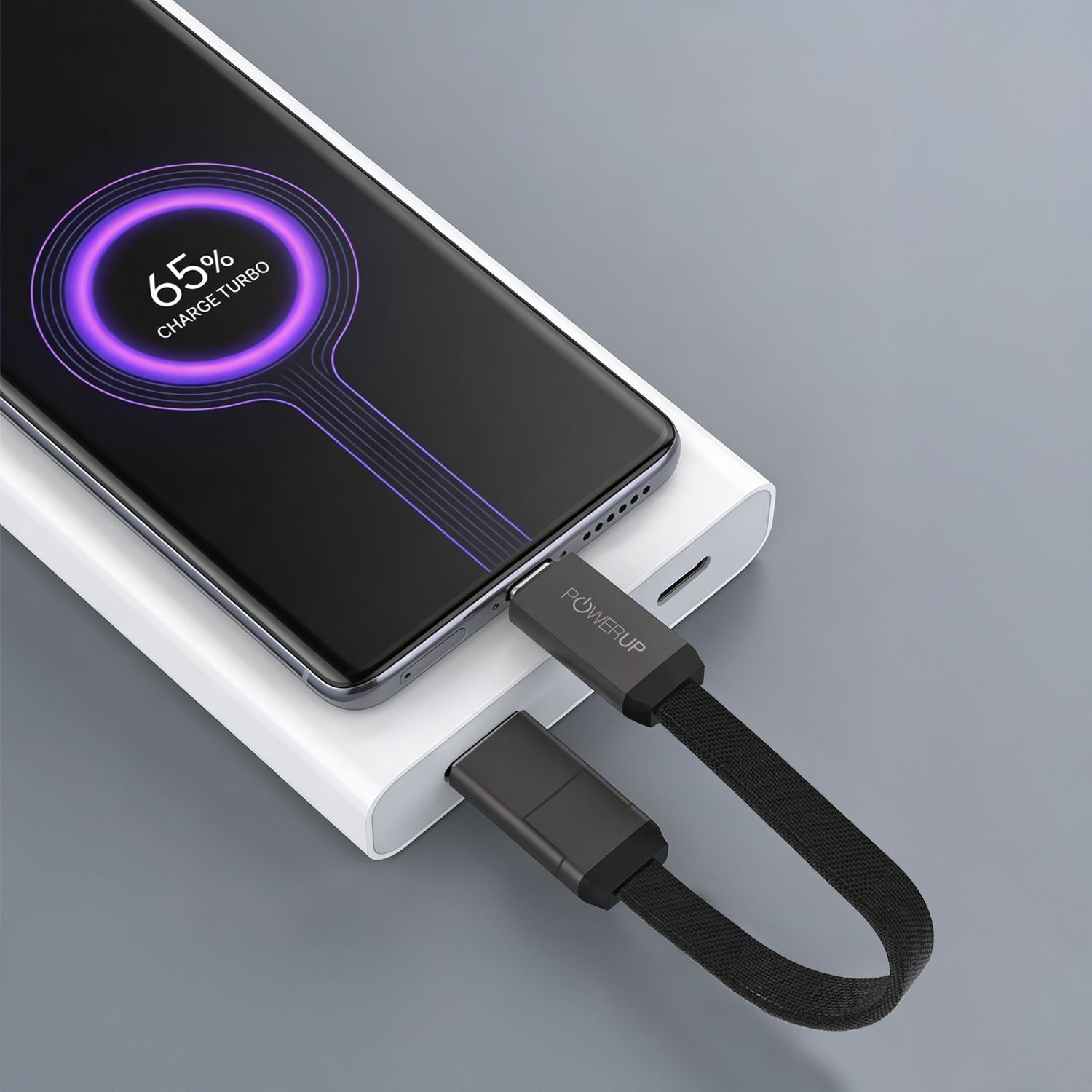 POWERUPKeyring2IN1ZincAlloyMagnetic22cmCable-BlackOnlineBuyIndia-10 - Hey Jimmy