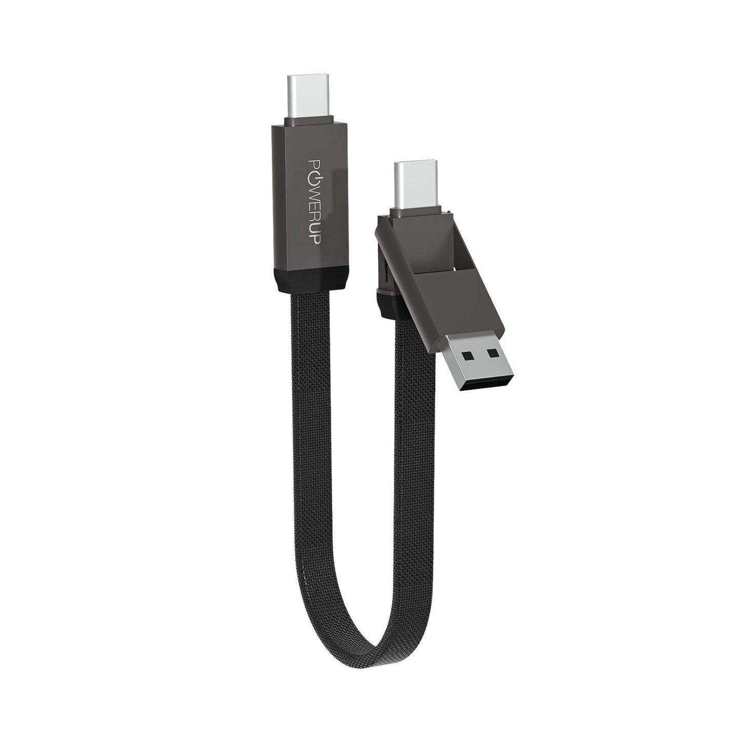 POWERUPKeyring2IN1ZincAlloyMagnetic22cmCable-BlackOnlineBuyIndia-4 - Hey Jimmy