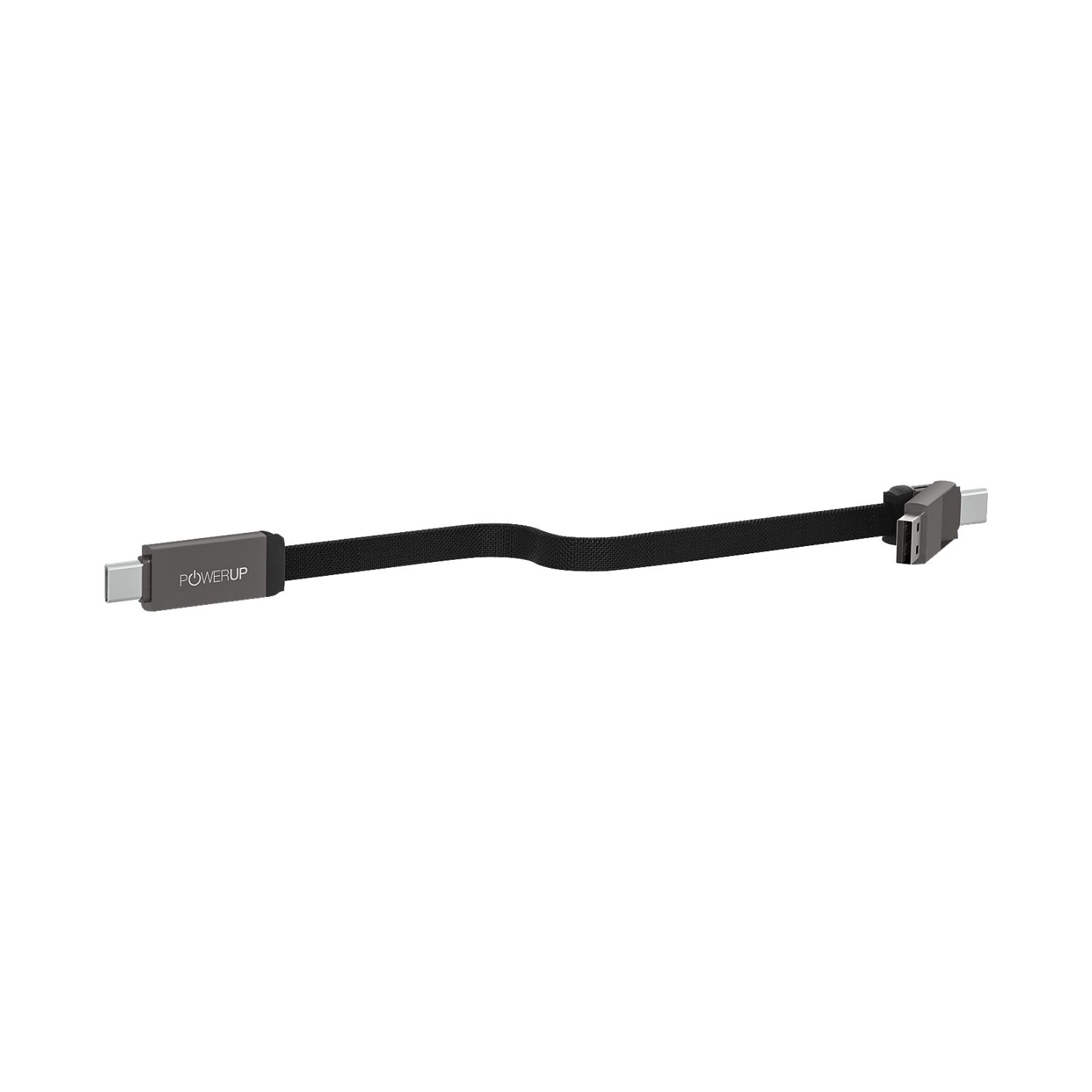 POWERUPKeyring2IN1ZincAlloyMagnetic22cmCable-BlackOnlineBuyIndia-6 - Hey Jimmy