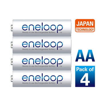 Panasonic Eneloop AA Rechargeable Battery (Pack of 4) - Online Buy in Mumbai, India
