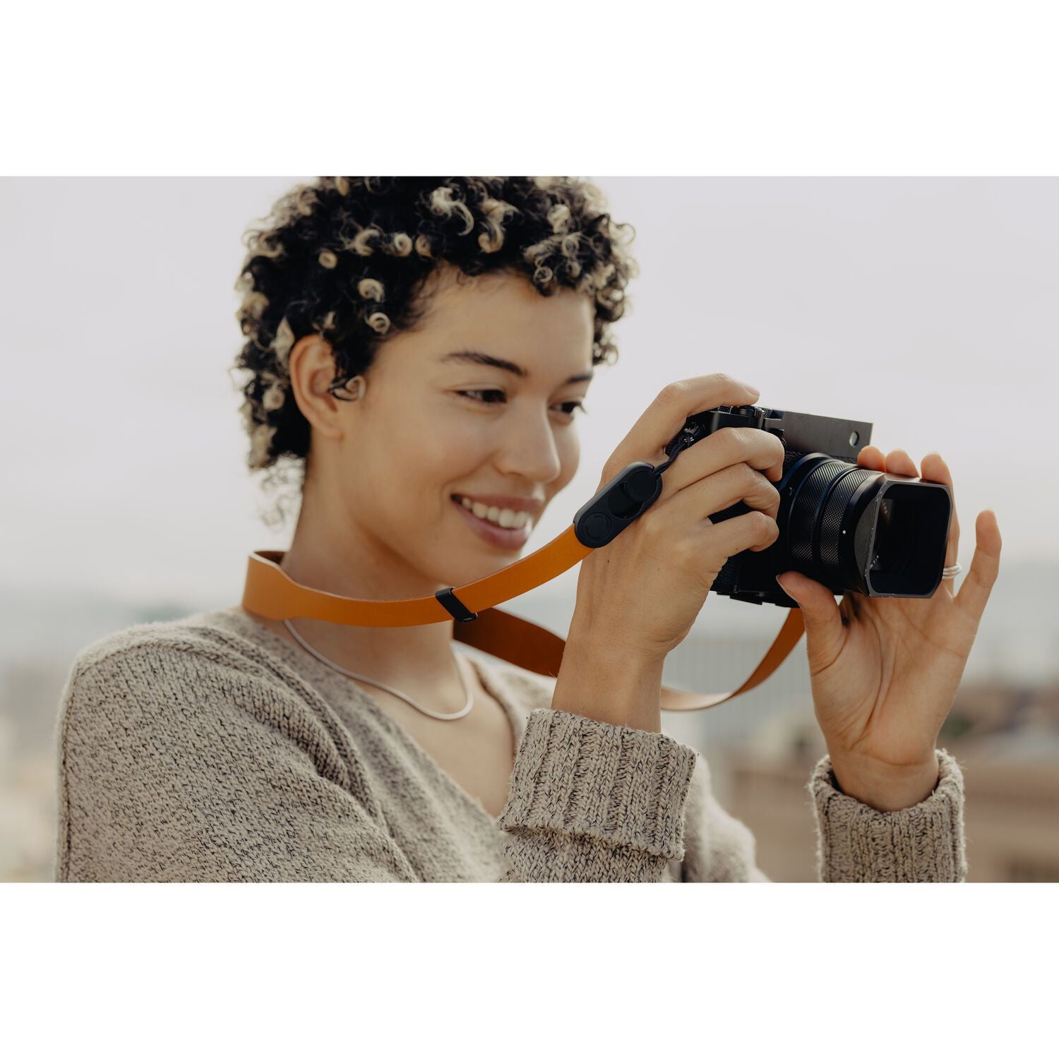 Peak Design Form Leather Camera Strap Short (40.8")