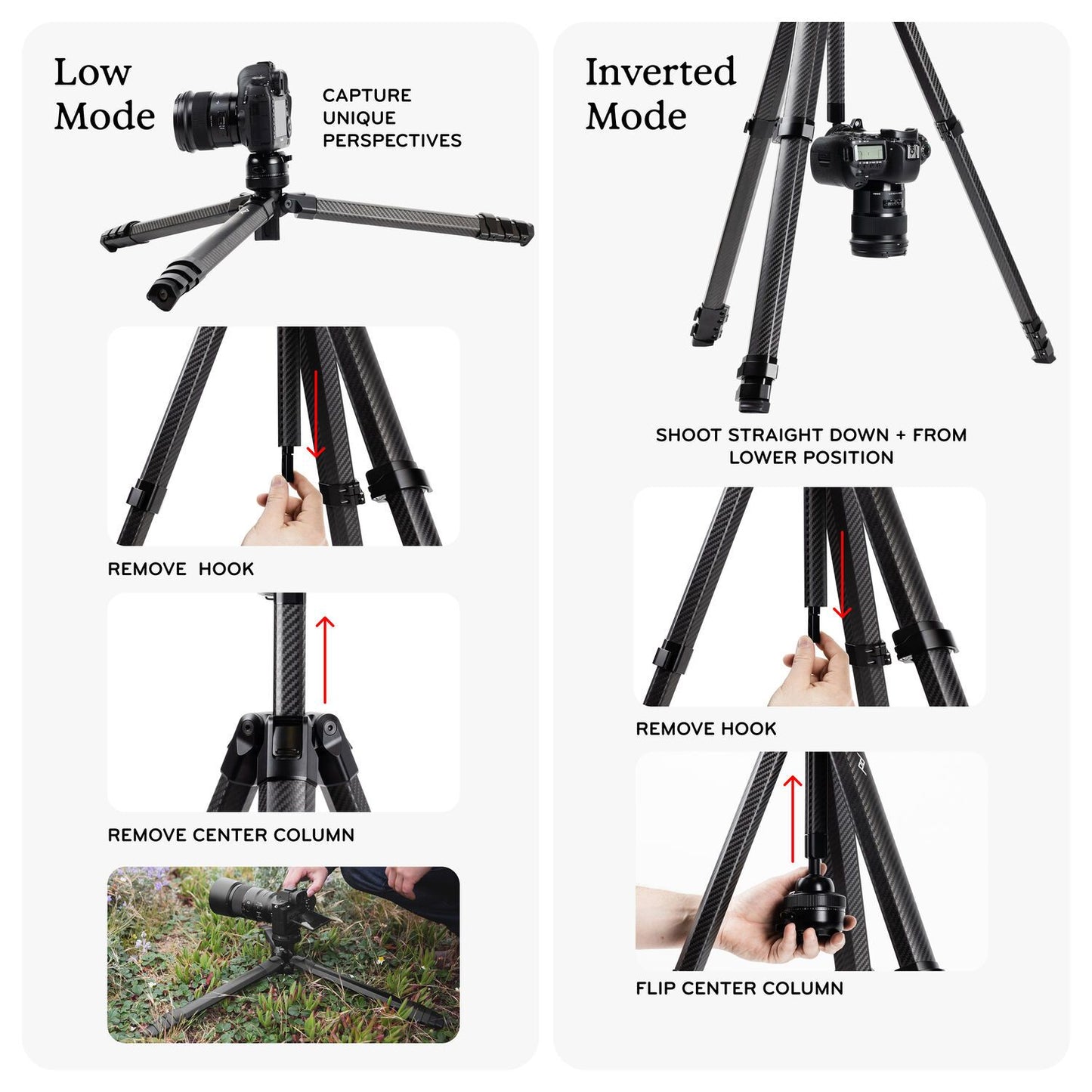 Peak Design Pro Carbon Fiber Tripod with Ball Head