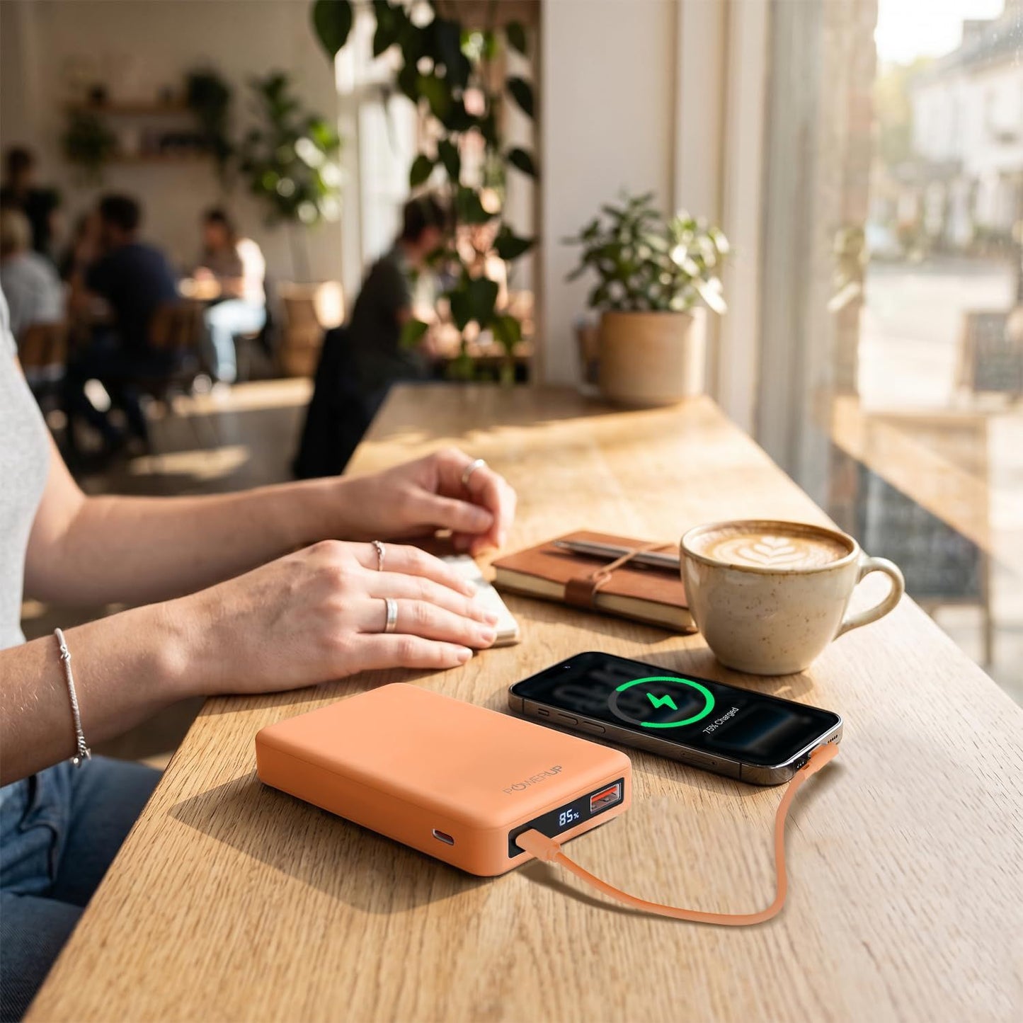 PowerUp by GRIPP MagConnect Plus Digital 10000mAh Wireless Power Bank