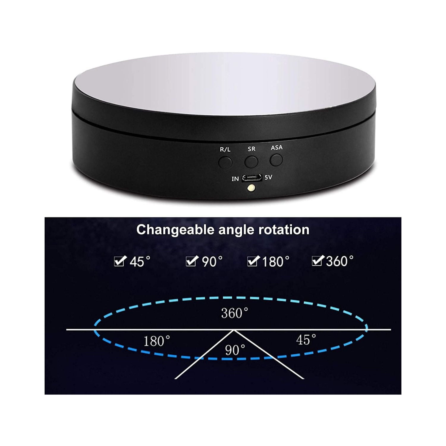 Powerpak-NA-140-13.8cm-Turntable-Mini-Rotating-Mirror-Display-Stand-Black-Online-Buy-Mumbai-India_2 - Hey Jimmy