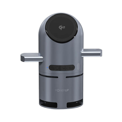 Powerup Multi-Functional 3 IN 1 MagSafe Wireless Charger with Bluetooth Speaker
