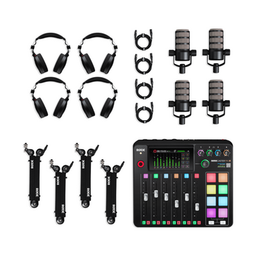 Rode-Ultimate-Four-Person-Podcast-Kit-Black-Online-Buy-India - Hey Jimmy