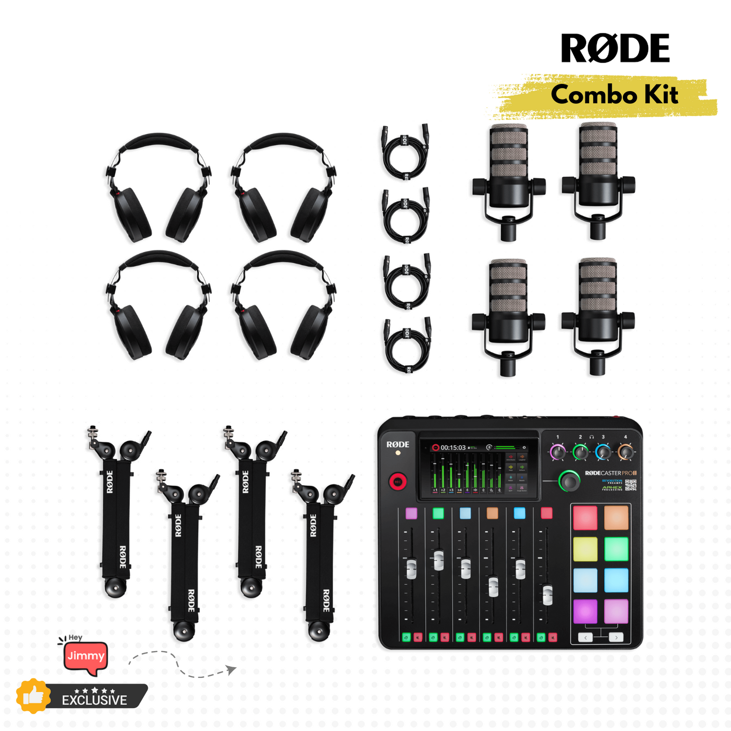 Rode-Ultimate-Four-Person-Podcast-Kit-Black-Online-Buy-India_1_0aed623a-f07e-4ccb-a661-85bdf0f7bfdb - Hey Jimmy