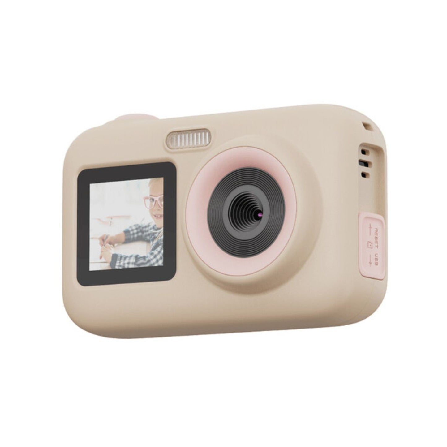 SJCam-FunCam-Dual-Screen-Action-Camera-for-Kids-Beige-Online-Buy-India - Hey Jimmy