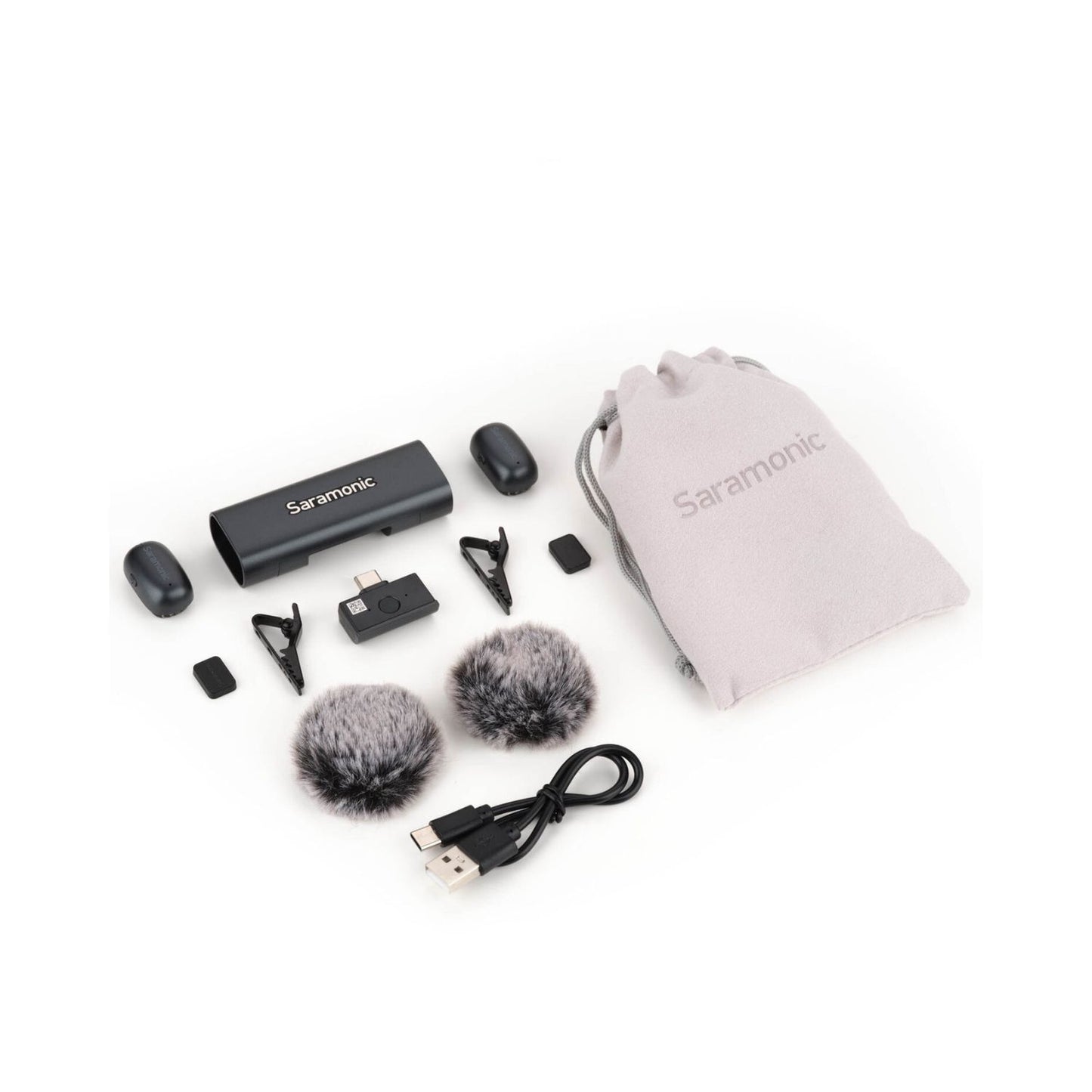 Saramonic AIR-SE 2-Person Ultra-Mini Wireless Microphone System with USB-C Receiver