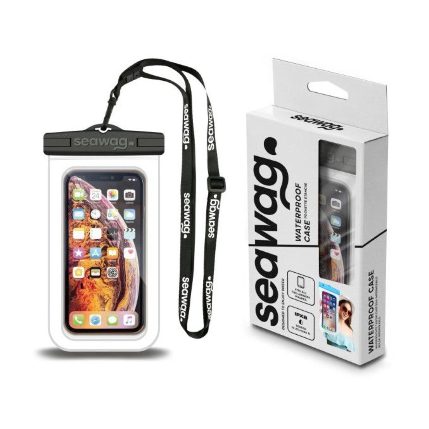 Seawag-Universal-Waterproof-Case-for-Smartphone-Online-Buy-India-Black - Hey Jimmy