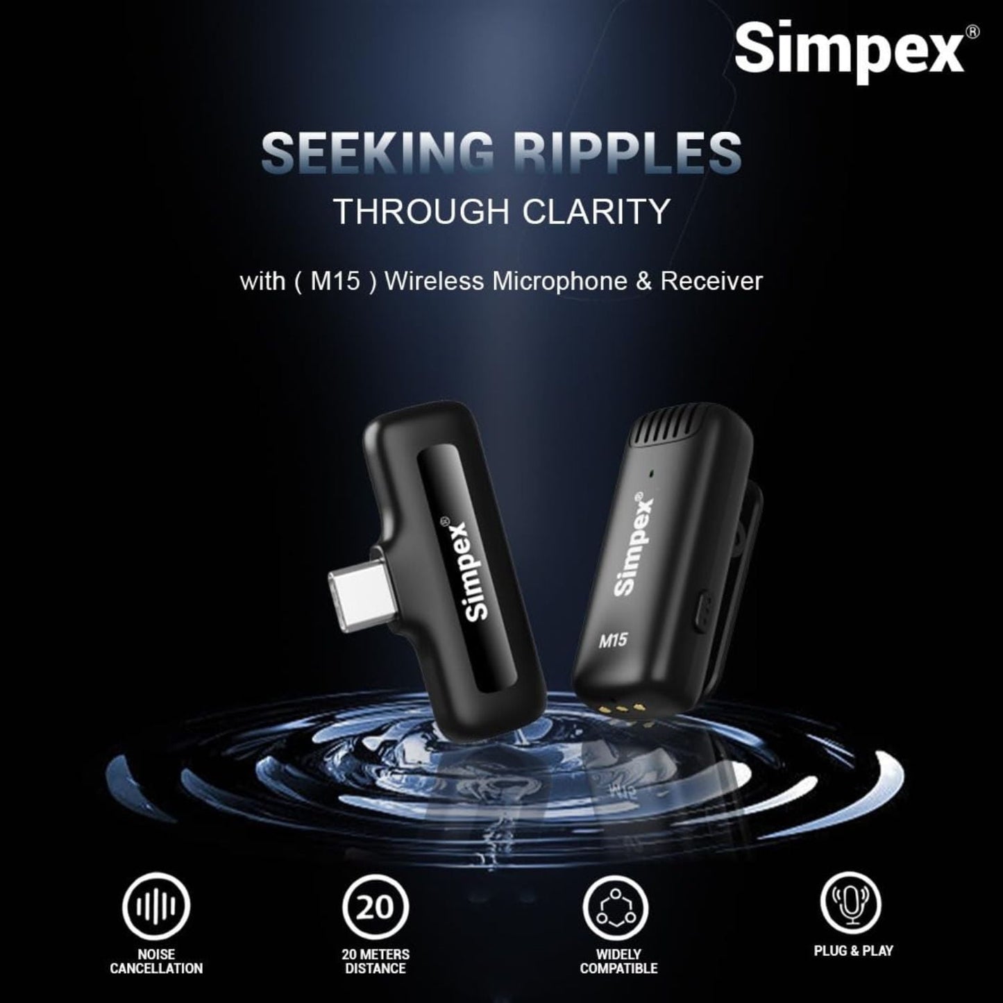 Simpex-M15-Wireless-Microphone-Receiver-Type-C-Online-Buy-India_3 - Hey Jimmy