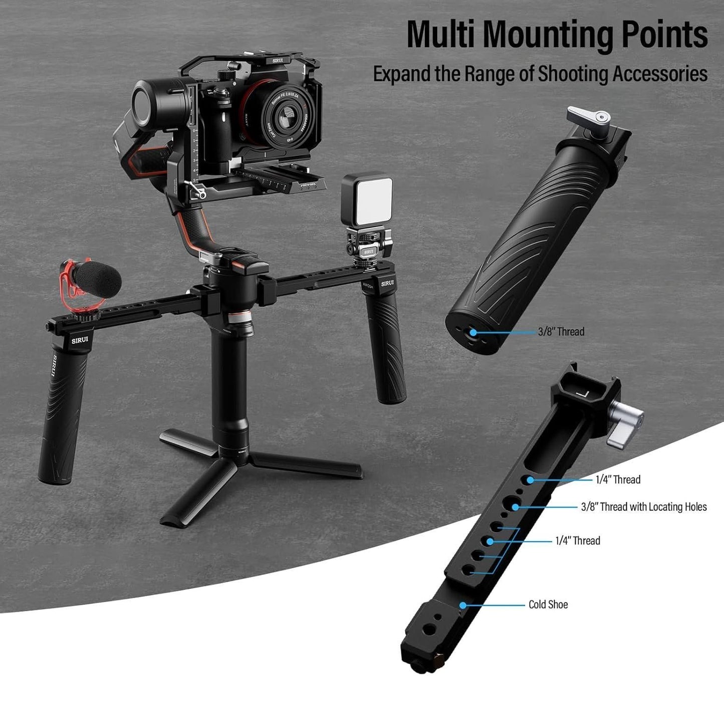 Sirui AM-DSH Dual Handgrip for DJI Ronin Series