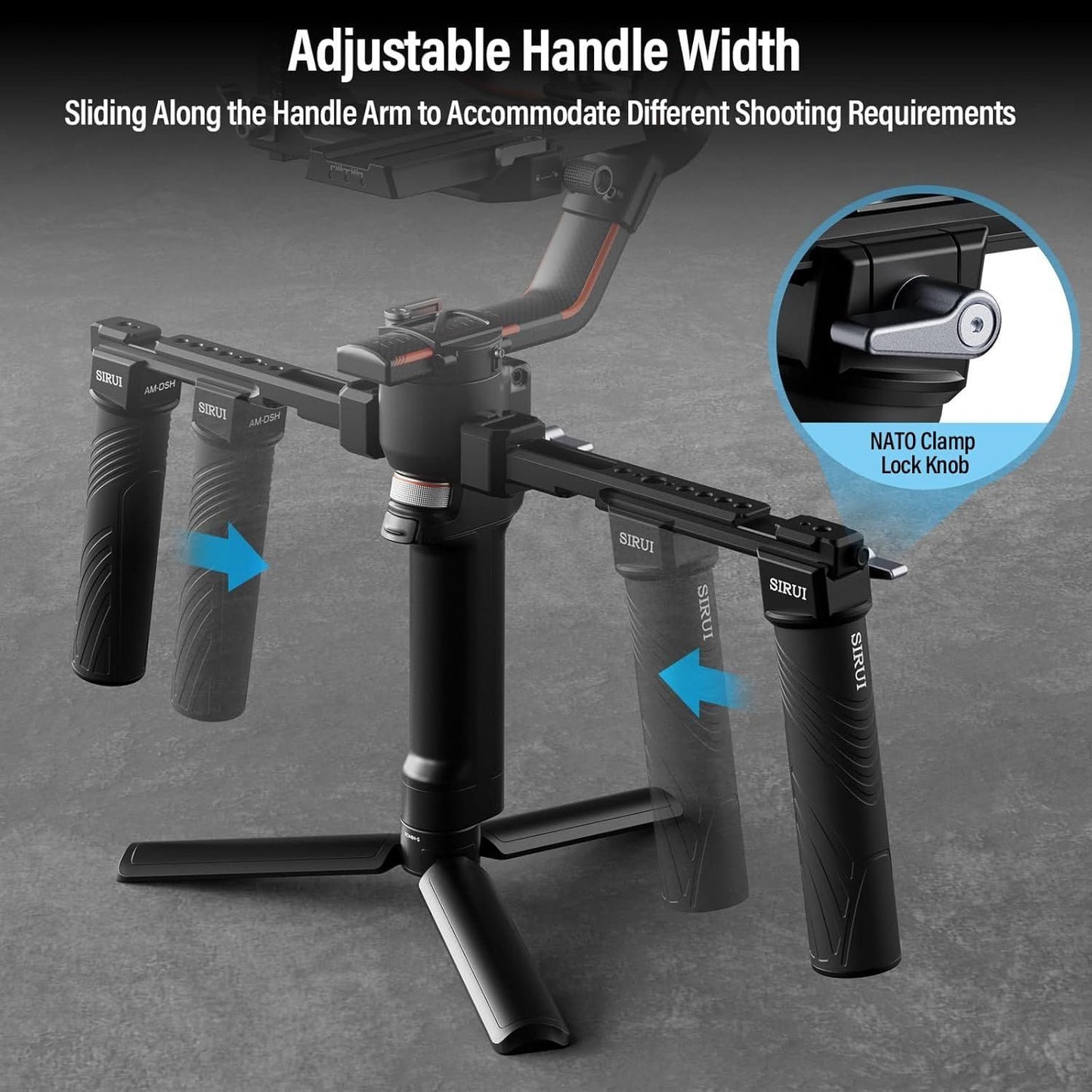 Sirui AM-DSH Dual Handgrip for DJI Ronin Series