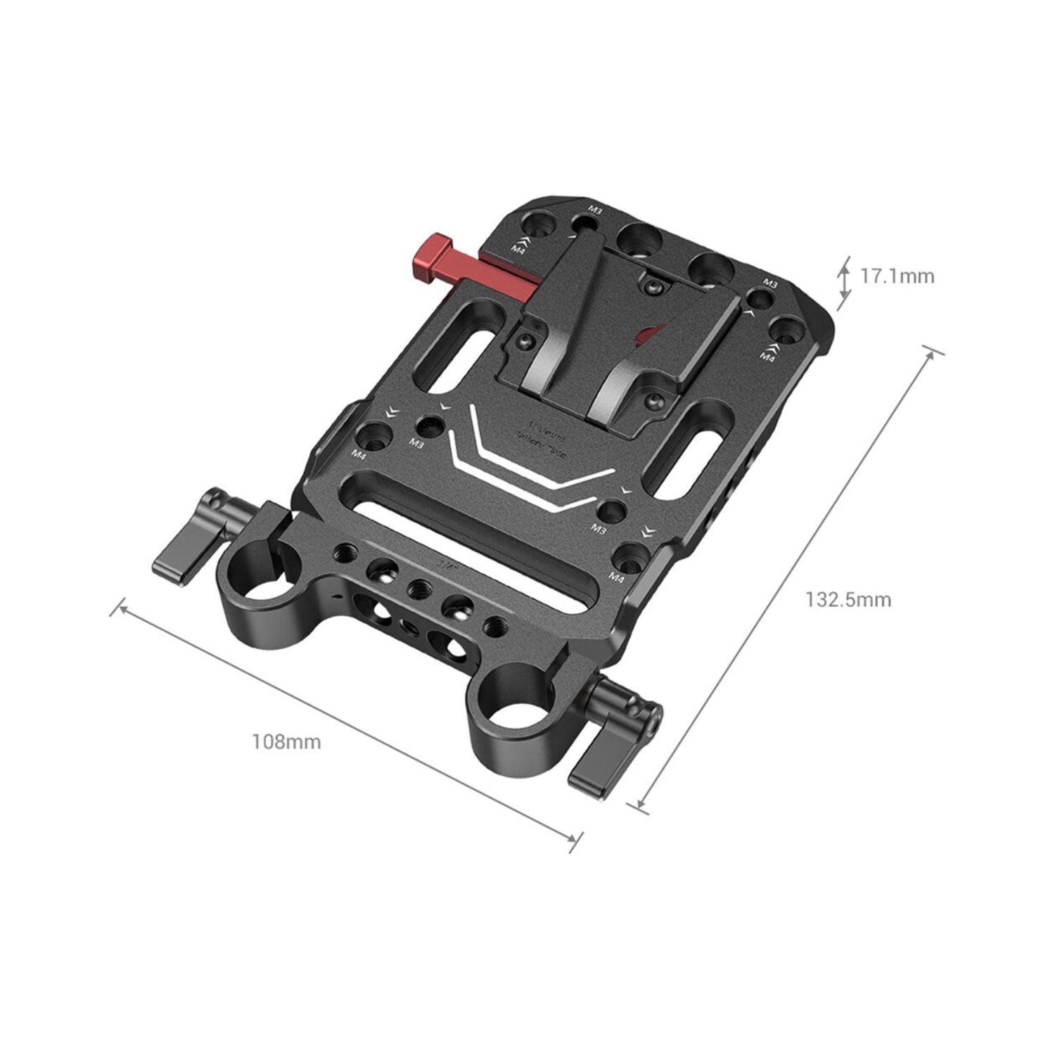 SmallRig-3016-V-Lock-Battery-Plate-with-Dual-15mm-Rod-Clamp-Online-Buy-Mumbai-India_2 - Hey Jimmy