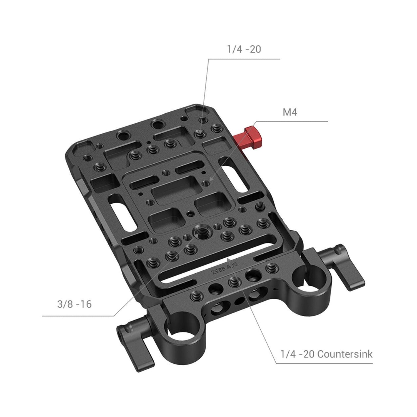 SmallRig-3016-V-Lock-Battery-Plate-with-Dual-15mm-Rod-Clamp-Online-Buy-Mumbai-India_3 - Hey Jimmy