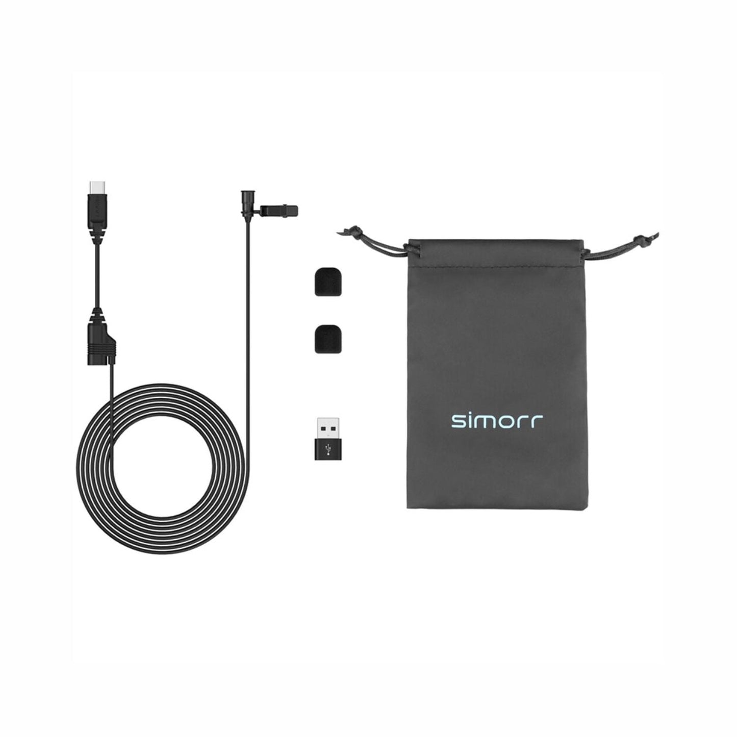SmallRig-3385-Simorr-Wave-L2-Type-C-Lavalier-Microphone-Online-Buy-Mumbai-India_1 - Hey Jimmy