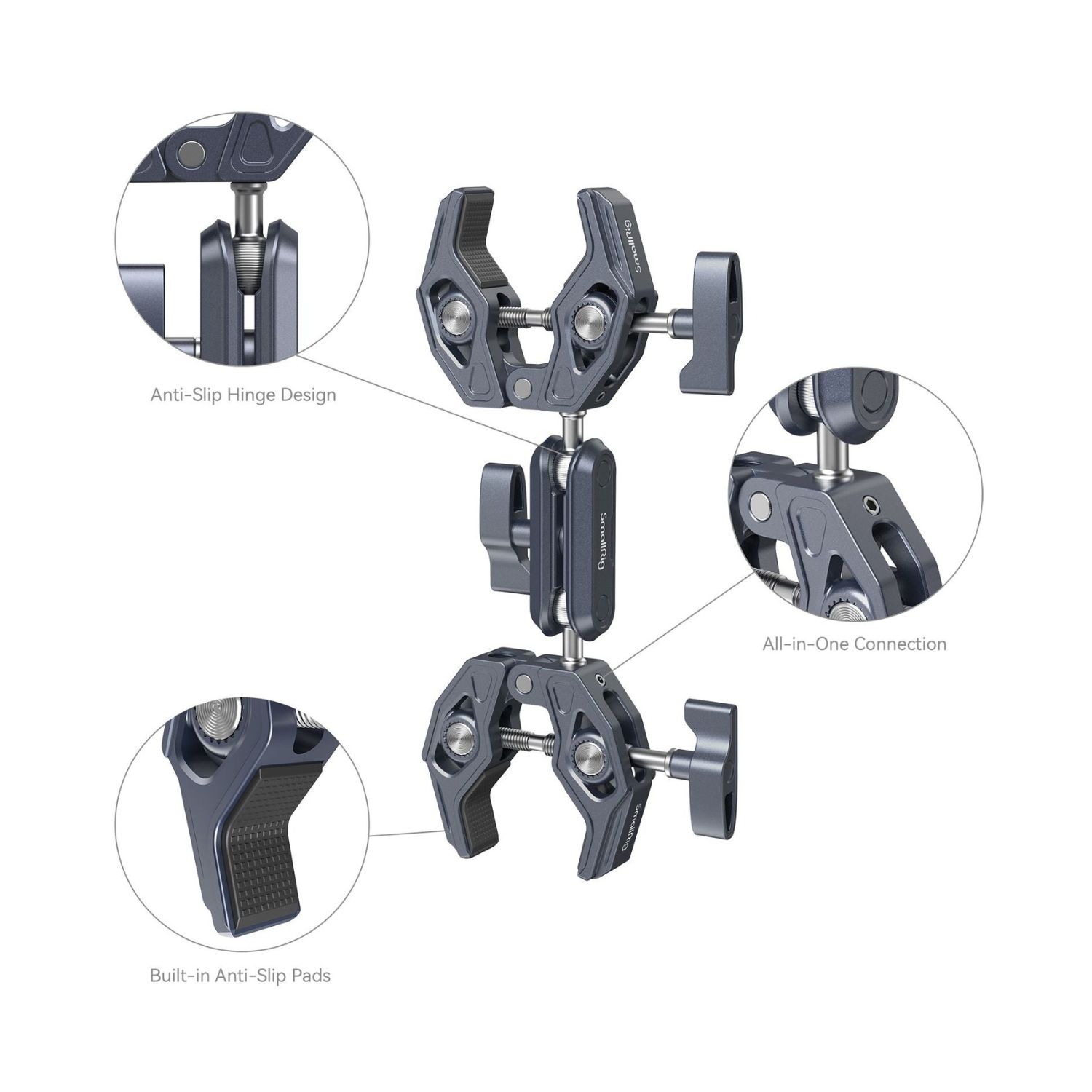 SmallRig-4103B-Super-Clamp-with-Double-Crab-Shaped-Clamps-Online-Buy-India_2 - Hey Jimmy