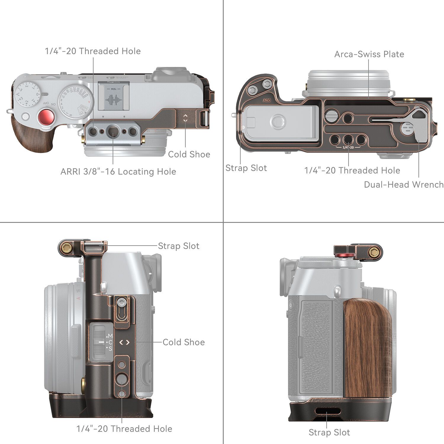 SmallRig-4557-Retro-Camera-Cage-for-Fujifilm-X100VI-Online-Buy-India_3 - Hey Jimmy
