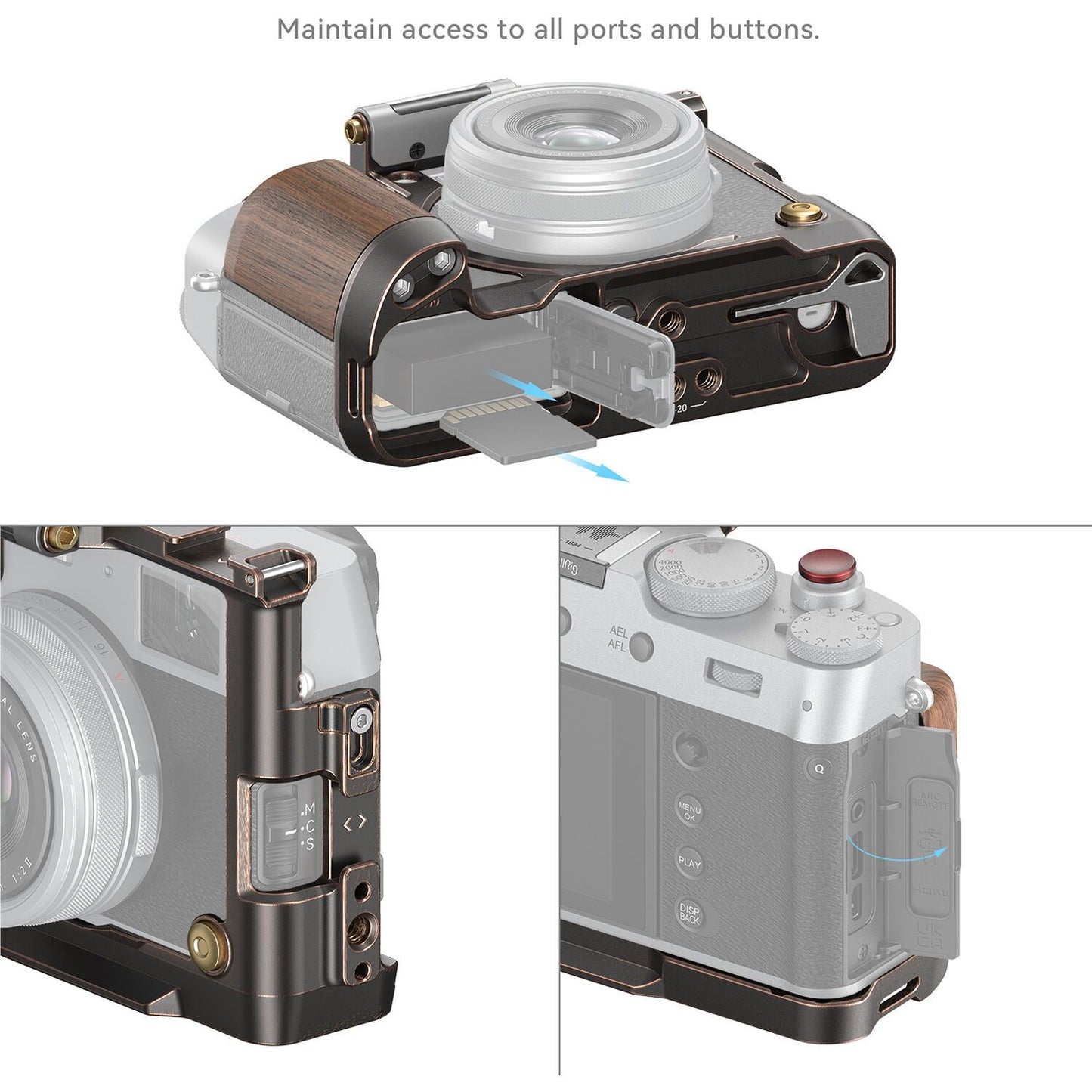 SmallRig-4557-Retro-Camera-Cage-for-Fujifilm-X100VI-Online-Buy-India_4 - Hey Jimmy