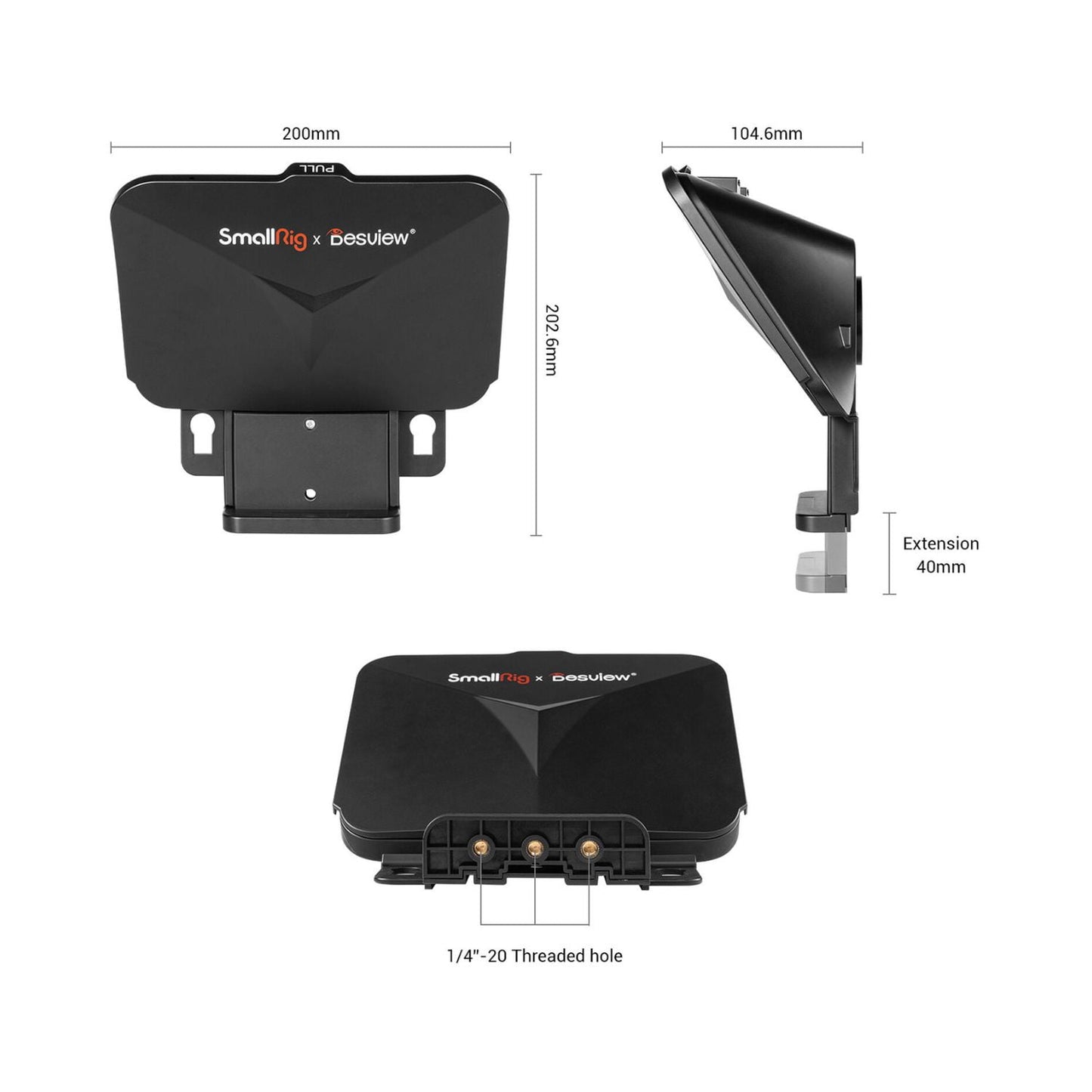 SmallRig-x-Desview-Portable-Tablet-Smartphone-DSLR-Teleprompter-TP10-Online-Buy-Mumbai-India_2 - Hey Jimmy