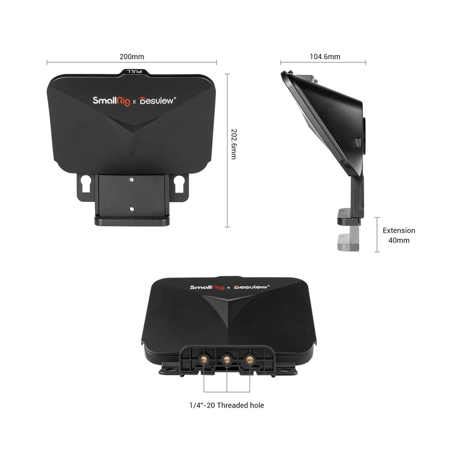 SmallRig-x-Desview-Portable-Tablet-Smartphone-DSLR-Teleprompter-TP10-Online-Buy-Mumbai-India_2 - Hey Jimmy
