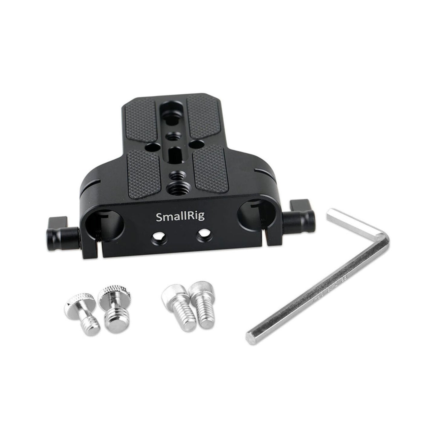 SmallRig 1674 Compact Camera Baseplate with 15mm LWS Rod Clamp