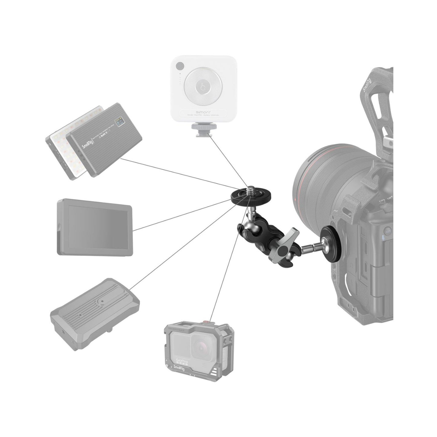 SmallRig 3238B Mini Magic Arm with Universal Ball Heads