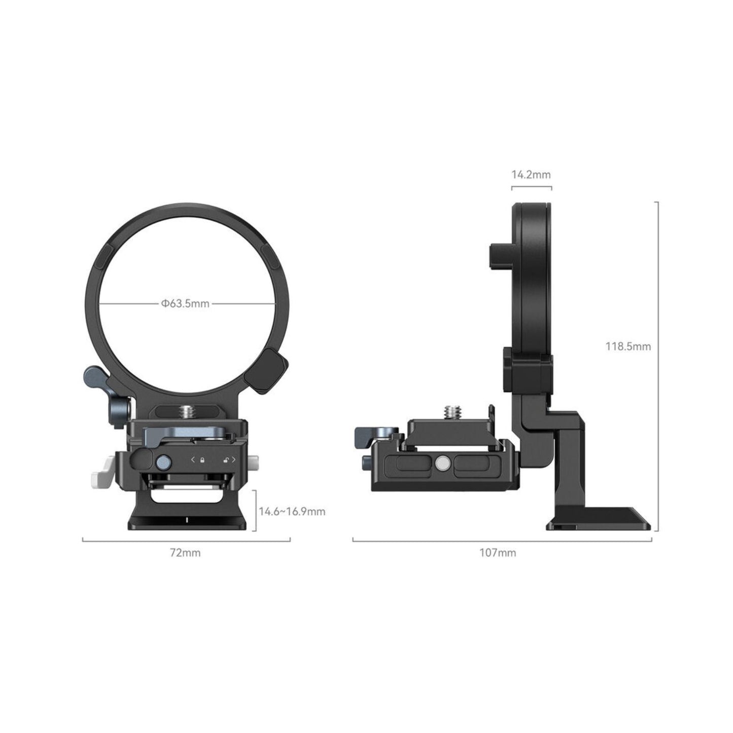 SmallRig 4244 Rotatable Horizontal-to-Vertical Mount Plate Kit for Sony A-Series, FX3 & FX30 Cameras