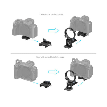 SmallRig 4244 Rotatable Horizontal-to-Vertical Mount Plate Kit for Sony A-Series, FX3 & FX30 Cameras