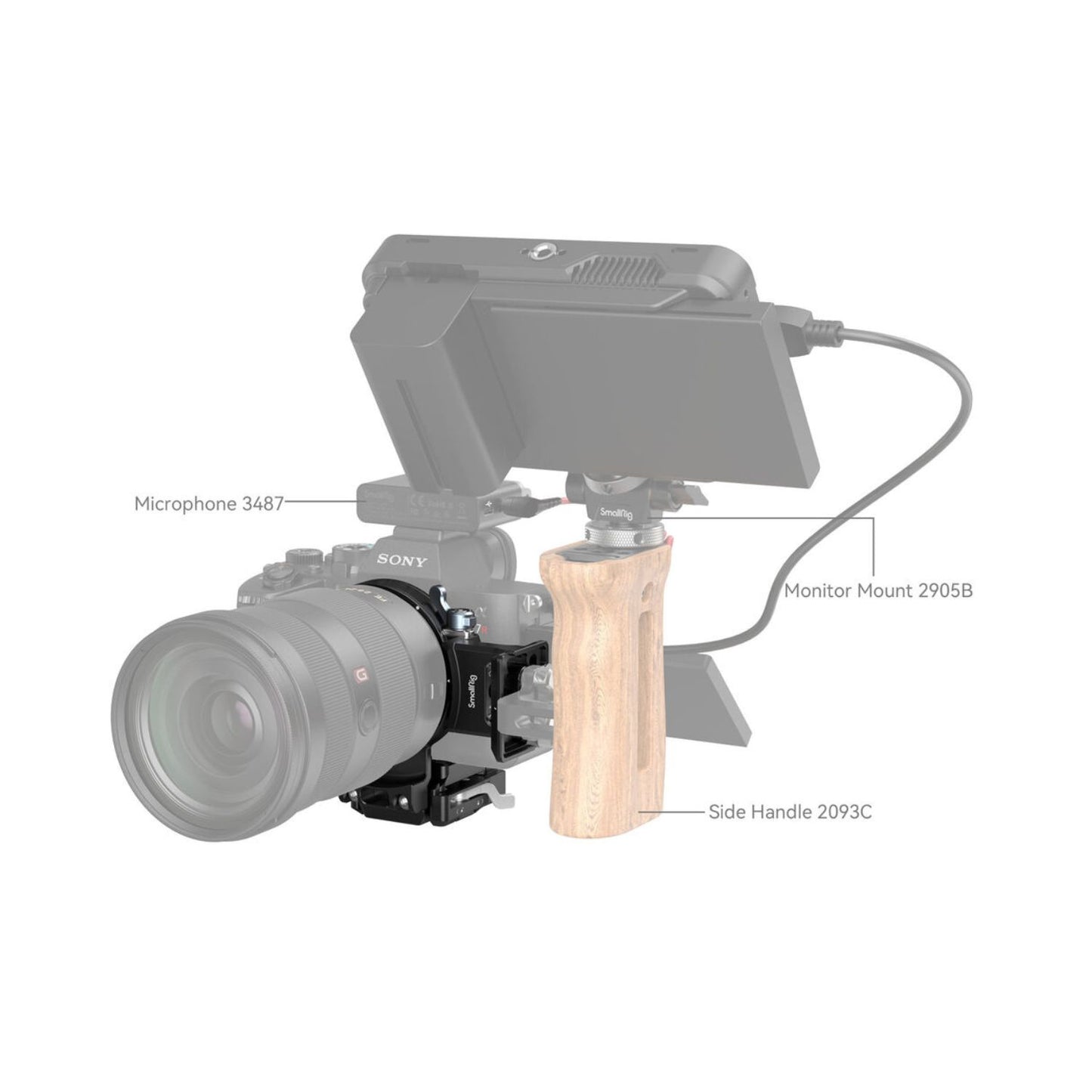 SmallRig 4244 Rotatable Horizontal-to-Vertical Mount Plate Kit for Sony A-Series, FX3 & FX30 Cameras