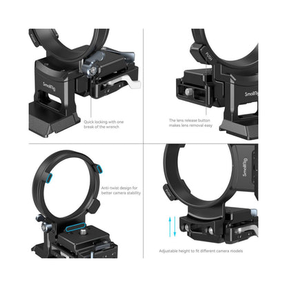SmallRig 4244 Rotatable Horizontal-to-Vertical Mount Plate Kit for Sony A-Series, FX3 & FX30 Cameras