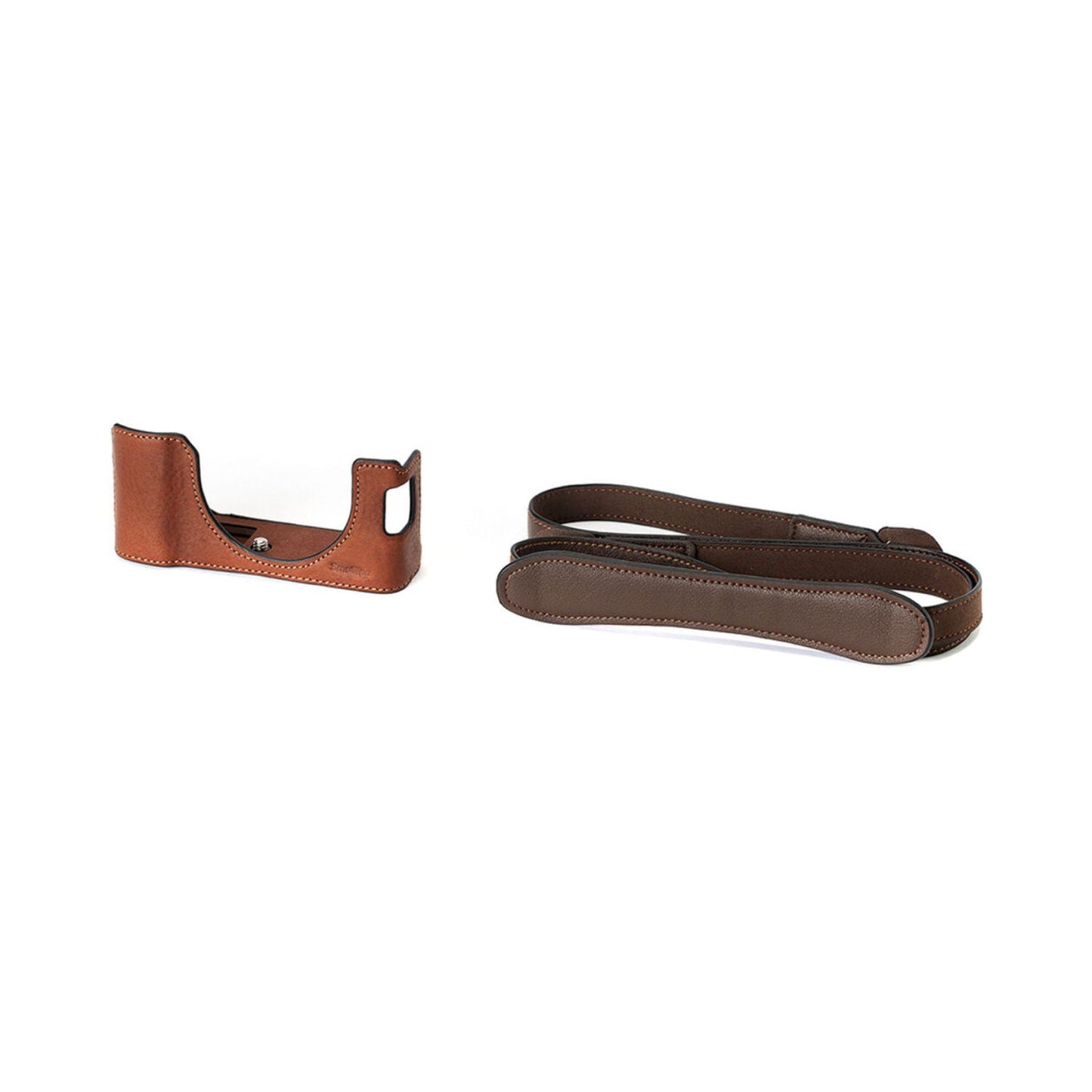 SmallRig 4699 Leather Half Case for FUJIFILM X100VI (Brown)