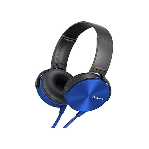 Sony-MDR-XB450-Extra-Bass-Headphones-Blue-Online-Buy-Mumbai-India - Hey Jimmy