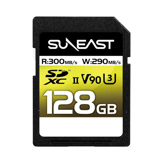 Suneast 128GB Ultimate Pro UHS-II SDXC Memory Card (300 MB/s)