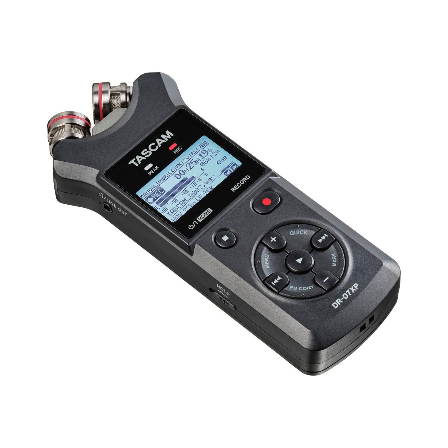 Tascam DR-07XP 2-Channel 32-Bit Float Portable Audio Recorder