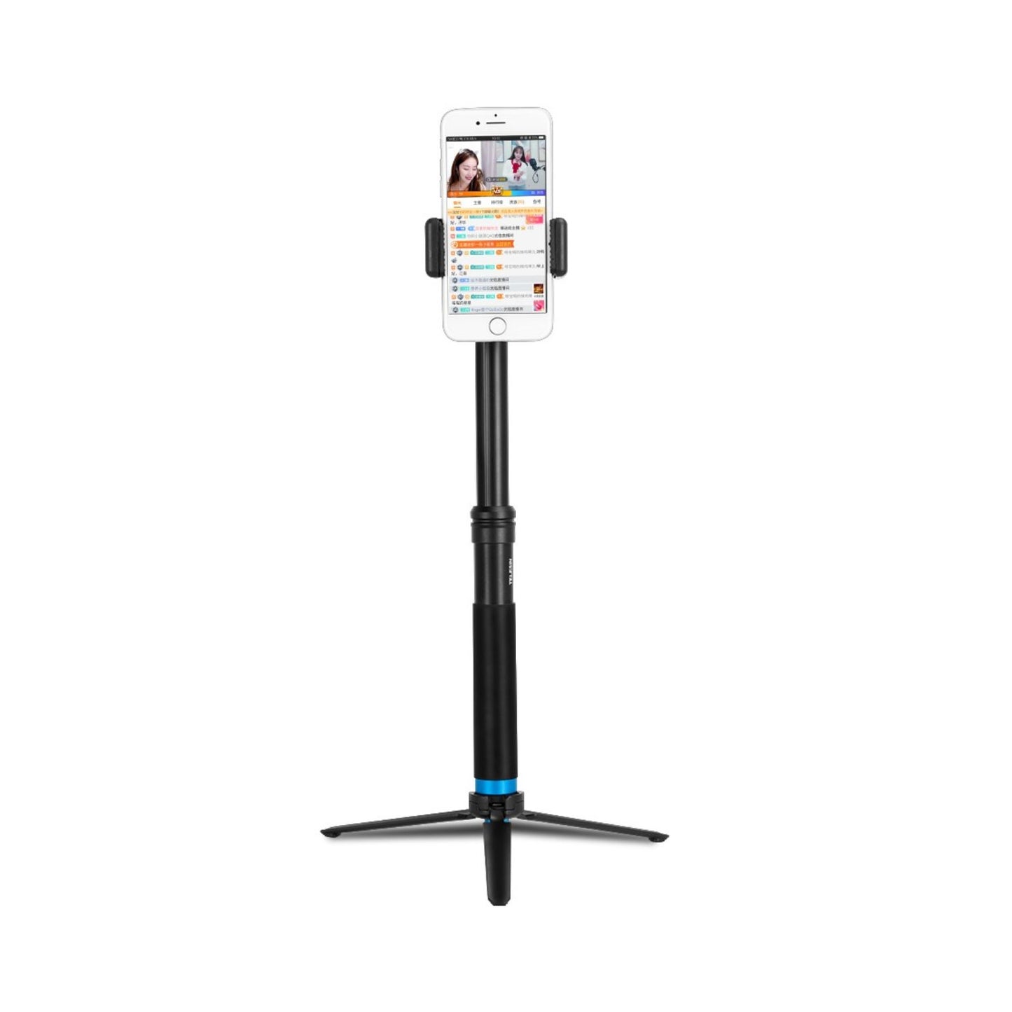 Telesin-GP-MNP-090-S-Extendable-Aluminum-Selfie-Stick-With-Tripod-And-Phone-Clip-Online-Buy-Mumbai-India_1 - Hey Jimmy