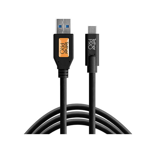 Tether-Tools-TetherPro-USB-3.0-to-USB-C-15ft-Cable-Black-Online-Buy-Mumbai-India - Hey Jimmy