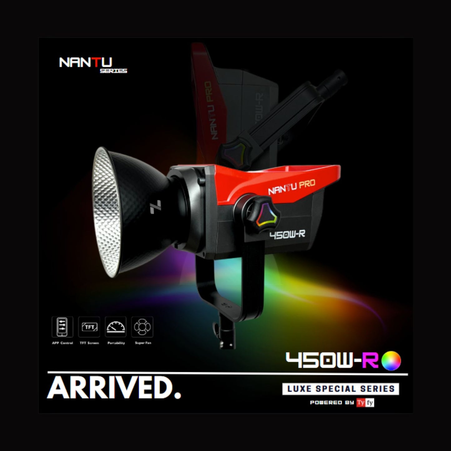 TyFy Nantu 450R RGB COB Light