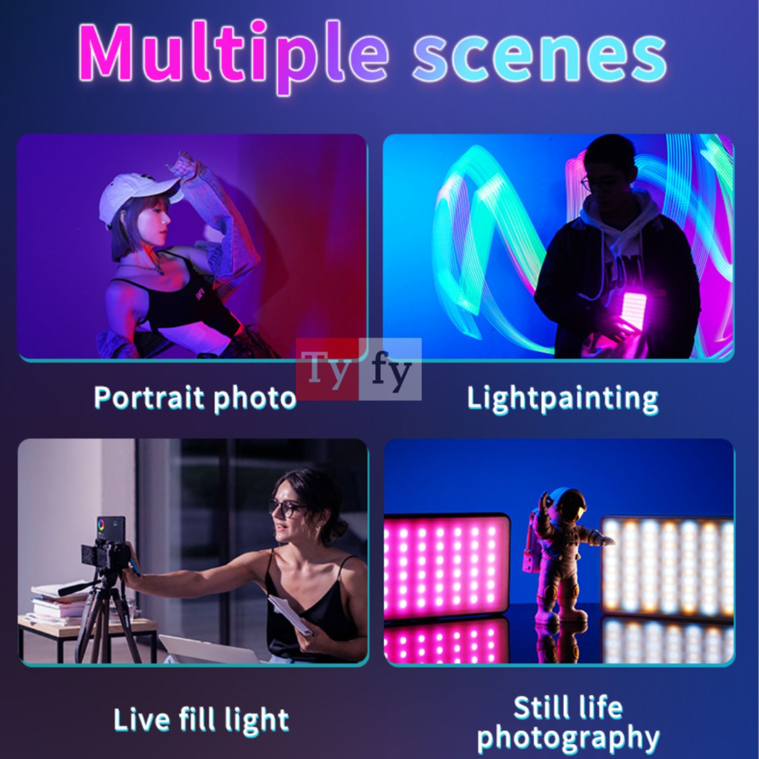 Tyfy-VL-200-RGB-LED-Video-Light-With-Built-In-4000mAh-Battery-Online-Buy-Mumbai-India_2 - Hey Jimmy