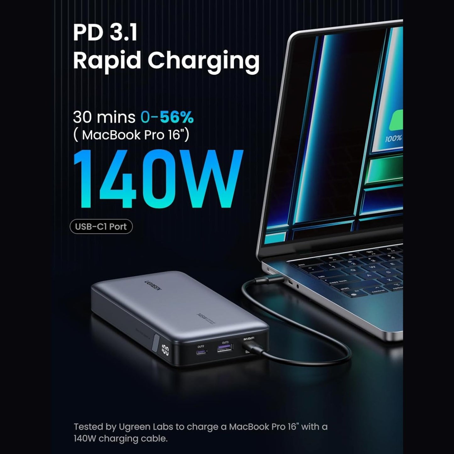 UGreen-25000mAh-PD-145W-Power-Bank-Online-Buy-India_3 - Hey Jimmy