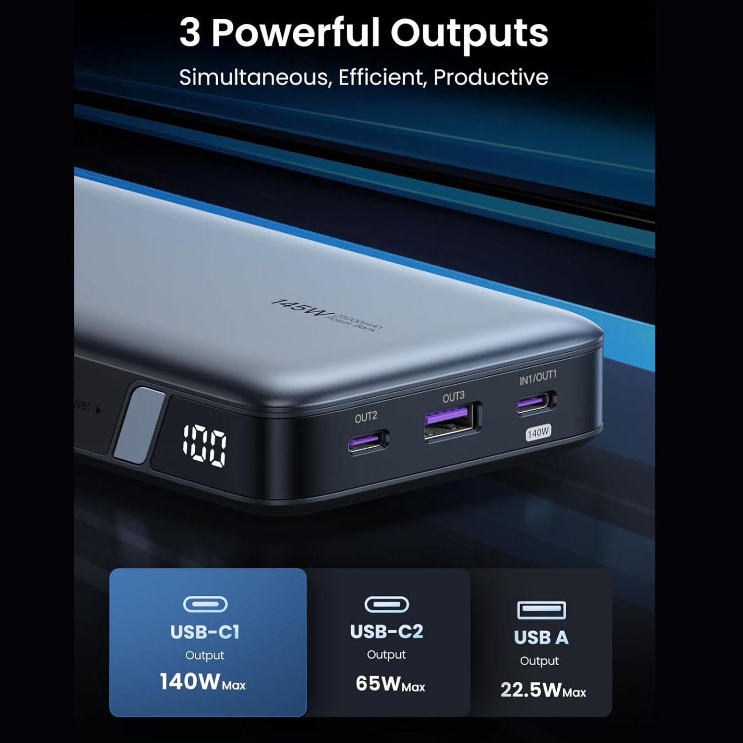 UGreen-25000mAh-PD-145W-Power-Bank-Online-Buy-India_4 - Hey Jimmy