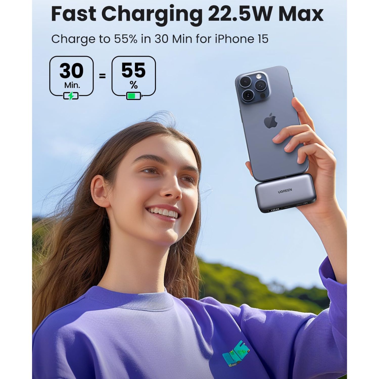 UGreen-5000mAh-Mini-Power-Bank-22.5W-2-Ports-Online-Buy-India_1 - Hey Jimmy
