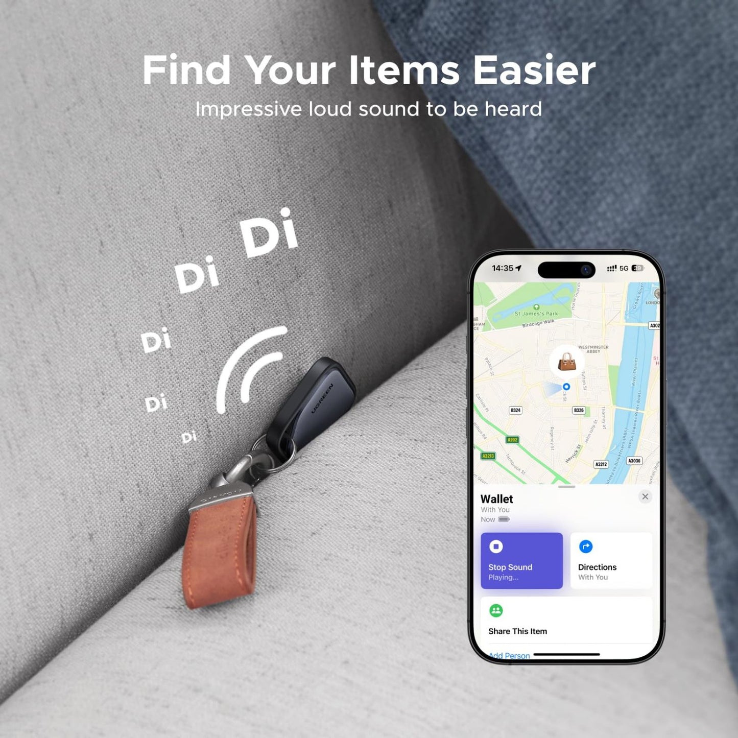 UGreen CM816 Fine Track Smart Finder (iOS only)