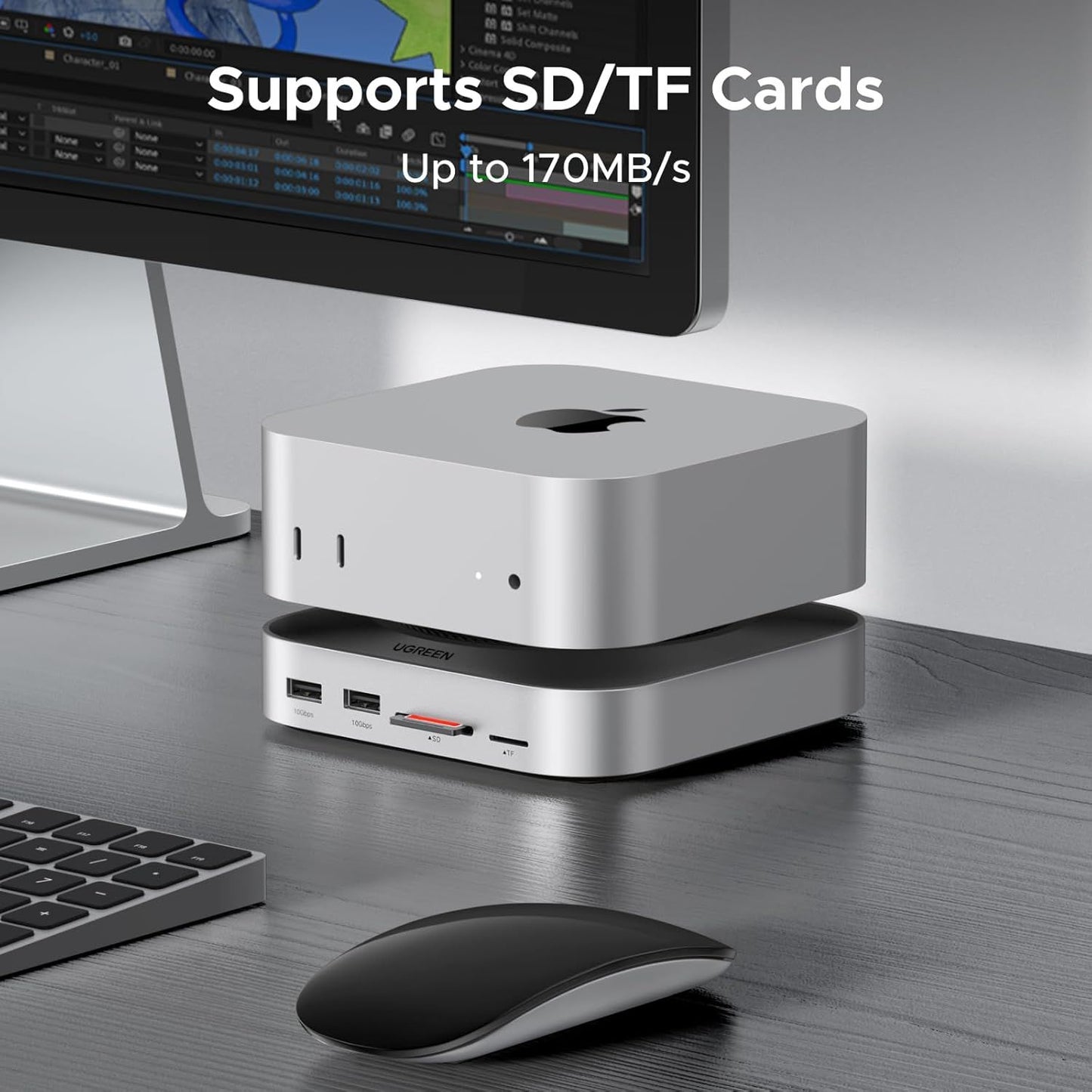 UGreen Mac mini M4 Dock 11-in-1 USB C Docking Station