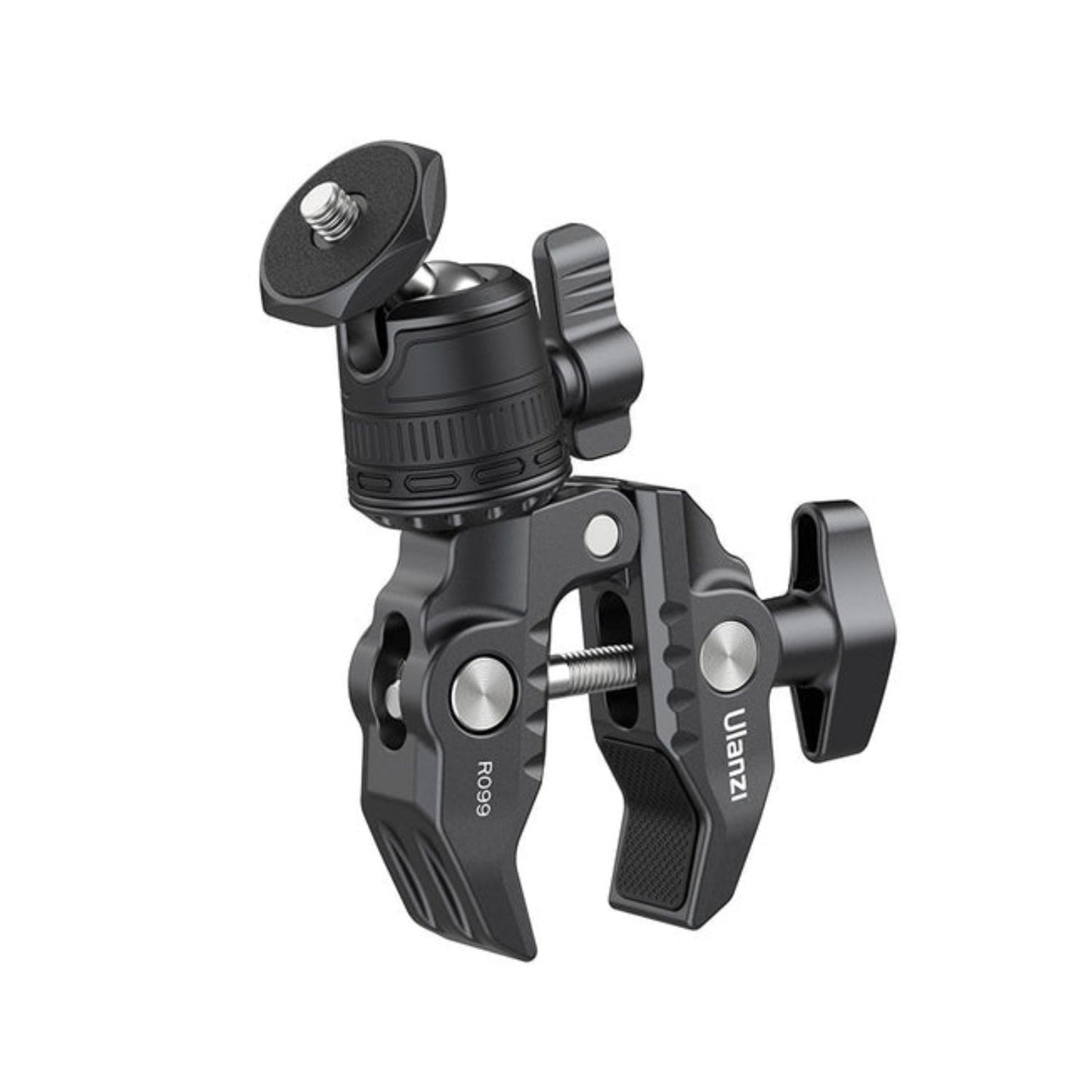 Ulanzi-R099-Clamp-Mount-With-Mini-Ball-Head-Online-Buy-Mumbai-India - Hey Jimmy
