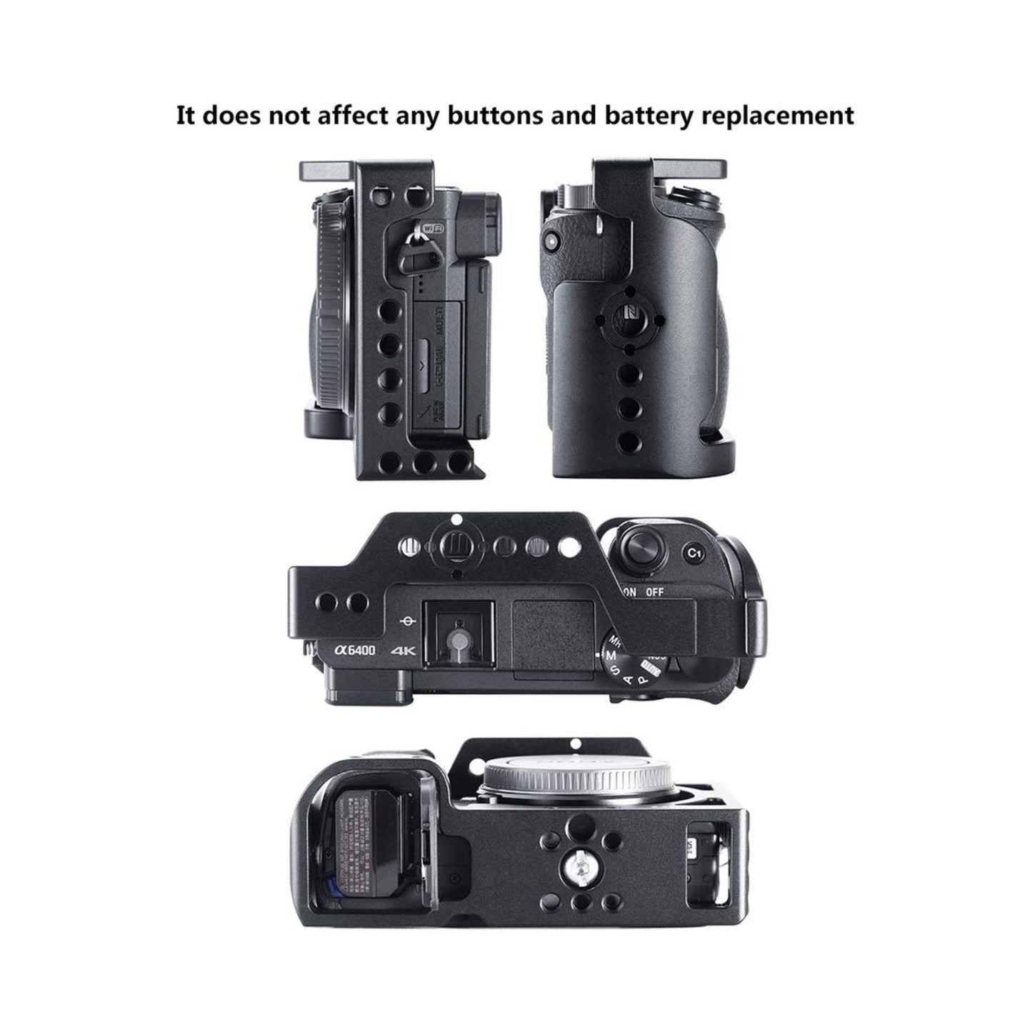 Ulanzi-UURig-C-A6400-Metal-Camera-Cage-for-Sony-A6400-Online-Buy-Mumbai-India_2 - Hey Jimmy