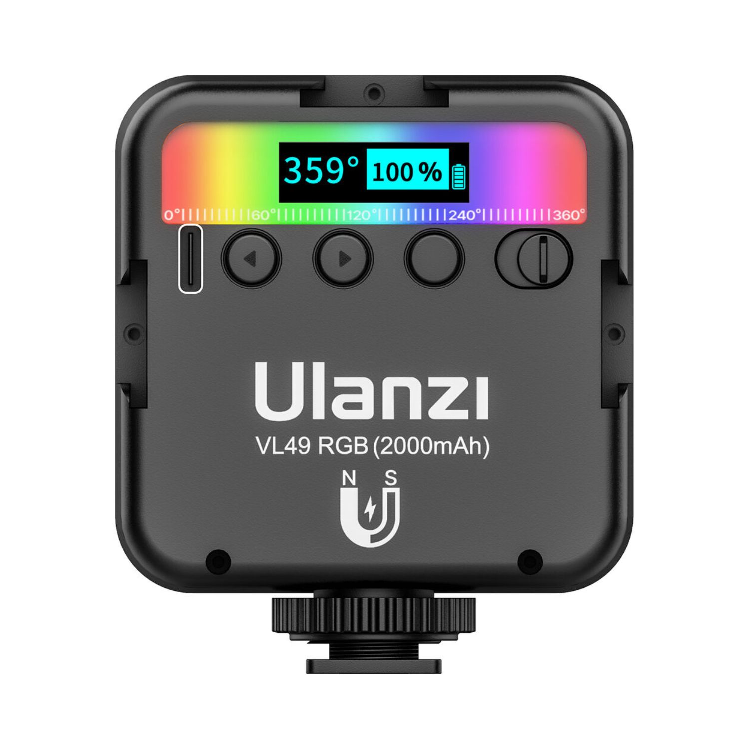 Ulanzi-VL-49-Rechargeable-Mini-RGB-Light-Online-Buy-Mumbai-India_1 - Hey Jimmy